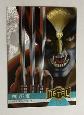 1995 Fleer Metal Marvel Silver Flasher # 137 Wolverine