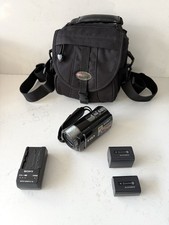 Sony Handycam HDR-CX160 HD Camcorder -w/ Charger Bag 2 Batteries -Tested Working