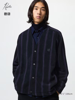 Uniqlo x Needles Fleece Cardigan Size Extra Extra Small XXS