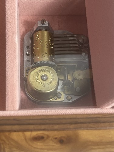 Reuge Romantik Fuer Elise elegante Holz Musik Schmuckschatulle mit Zertifikat Sorrent - Bild 5 von 15