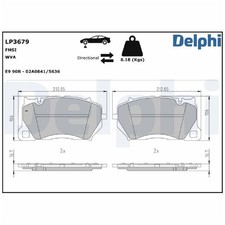 Satz Bremsbeläge Bremsklötze vorne für Porsche Cayenne 9YA 9YB Panamera | 242