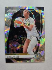 2024 Angel Reese Rookie Card Panini Prizm Cracked Ice #10 Chicago Sky AA9