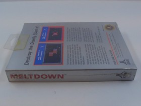 Atari 7800 NIB Meltdown BRAND NEW SEALED HANG TAG NEAR PERFECT CORNERS