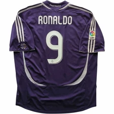 Real Madrid 2006-07 Adidas third Ronaldo football jersey shirt size XXL