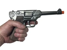 TOY German LUGER 9mm WWII Diecast Metal Ring Cap Pistol Gun CAPGUN Spain