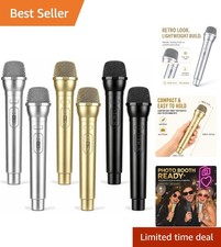 Creative 6PCS Microphone Prop Set - Elevate Your Halloween and Cosplay Outfits