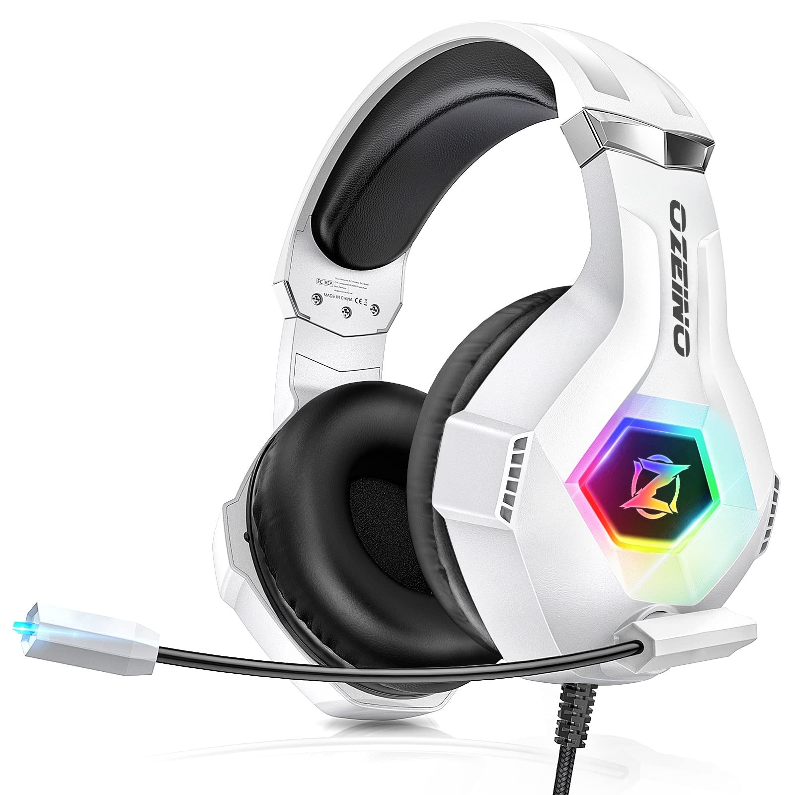Ozeino Gaming Headset for PC, Ps4, Ps5, Xbox Headset with 7.