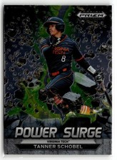 2022 Panini Prizm Draft Picks #PS-TS Tanner Schobel Power Surge