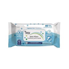 Hypoallergenic Baby Wipes, Plant-Based, Eczema Safe, 40 Count Pack