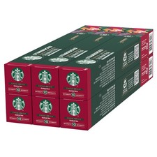 STARBUCKS Single-Origin Sumatra by Nespresso, Dark Roast, Coffee Capsules 6 x 1
