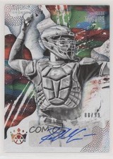 2019 Panini Diamond Kings DK Signatures Holo Silver 80/99 Reese McGuire Auto uk2