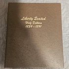 dansco liberty seated half dollar 1839-1891 W/ 8 coins