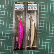 Bassday Sugar Deep Short Bill 85F, set of 2, for cherry salmon, Kuzuryu River