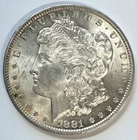 1881 Morgan Dollar, Uncertified, NR.