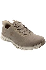 Skechers Women's Slip-ins Glidestep Mesh Bungee Sneakers Taupe