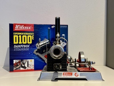 Wilesco D100E Dampfmaschine Experimentierbausatz Steambox - OVP