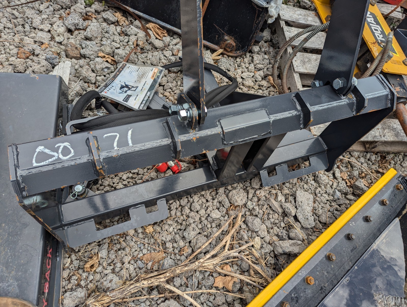 Skid Steer Tree and Post Puller Attachment Land Honor Skidsteer 