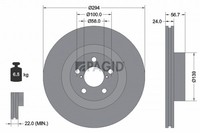 2X Pagid Bremsscheibe 54395N FüR Toyota Gt 86 Gr ZN8 ZN6AC_ ZN6BC_ ZN6K ZN8BKE8
