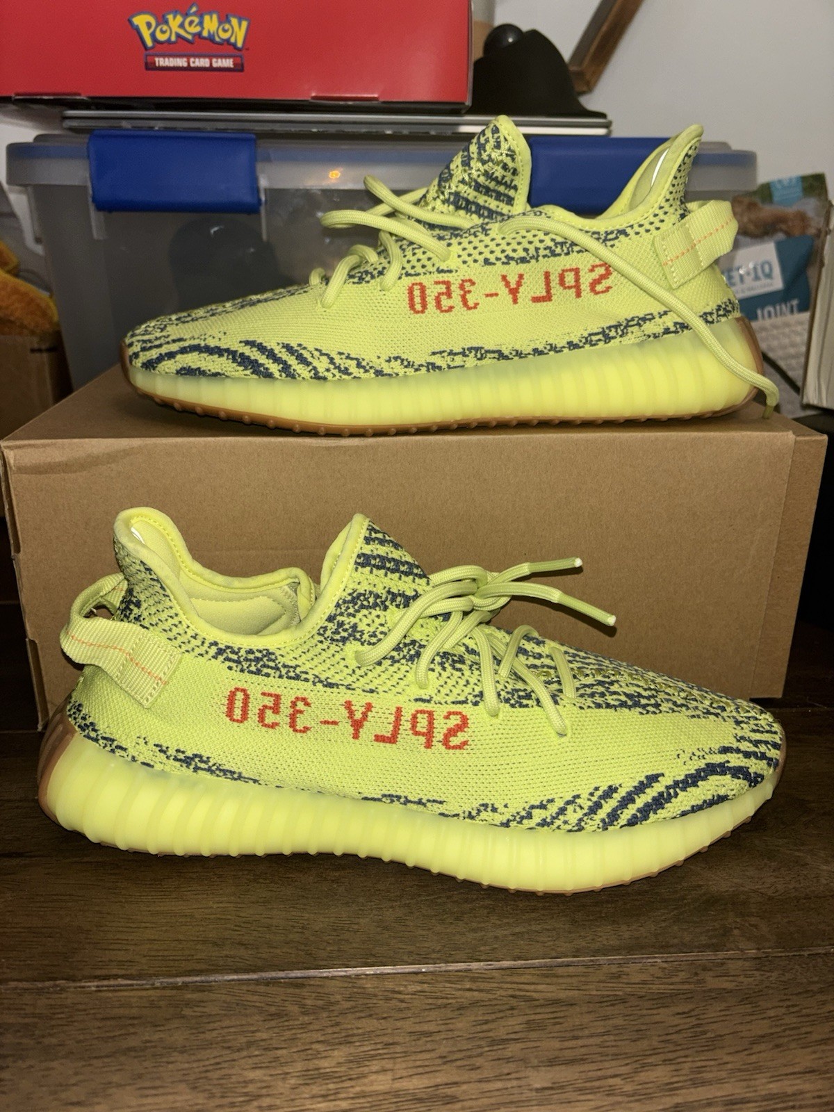 Size 9.5 - adidas Yeezy Boost 350 V2 Low Semi Frozen Yellow