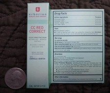 erborian Korean Skin Care Therapy CC Red Correct 5mlTrial Size Centella Asiatica