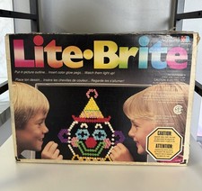 Vintage 1986 LITE BRITE Everything Included, Bonus Bugs Bunny And Friends
