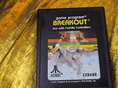 BREAKOUT Game Program Cartridge ATARI 2600 VCS SYSTEM CONSOLE VIDEO GAME CX2622
