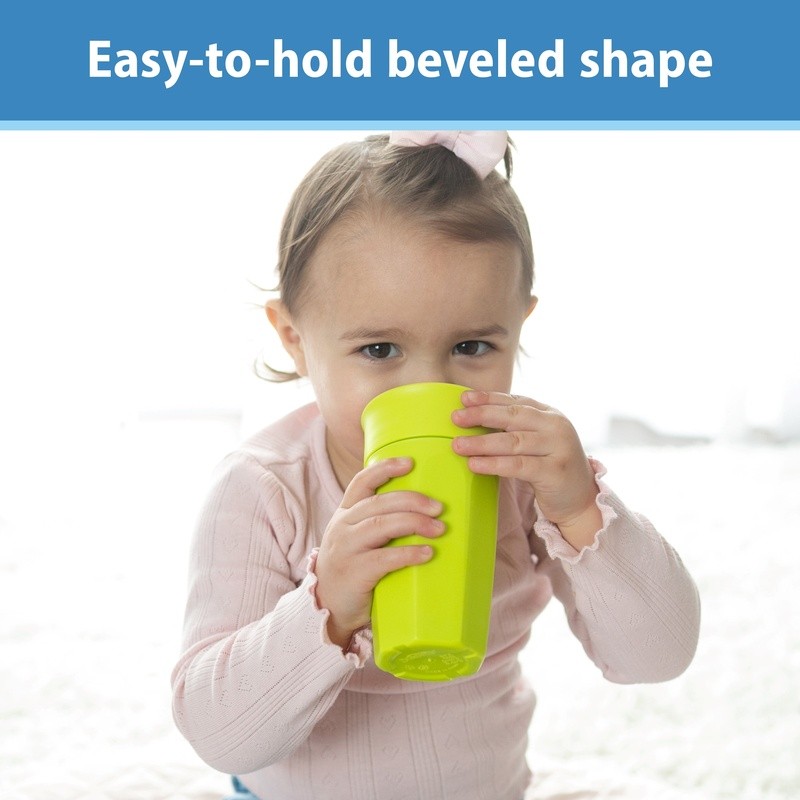 Spoutless 360 Sippy Cup Toddlers Easy Grip Leak Proof Transition Training New