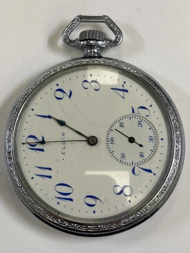 Antique ELGIN Pocket Watch, Pre-Owned, Doesn't Run (35-#83)