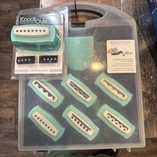 KNOCK OUTS American Crafts Interchangeable Border Punch System GREEN Scrapbookin