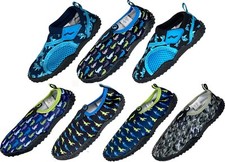 Norty Boys' Slip on Aqua Socks Pool Beach Water Shoe