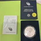 2016-W $1 US Mint American Silver Eagle W/ Box & COA
