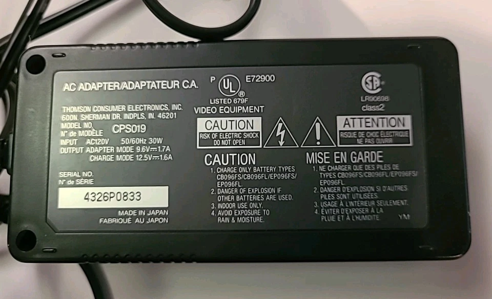Cargador de batería para cámara digital y videocámara CAM-567P 10V 2000mAh Plus Foto 4 de 4