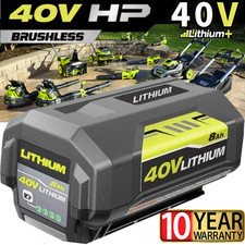 40V 8.0Ah Battery for Ryobi 40 Volt Lithium OP4050 OP40602 OP40261 OP4060 OP4030