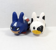 Kidrobot x Kozik Smorkin Labbit Mad Cow & Captain America