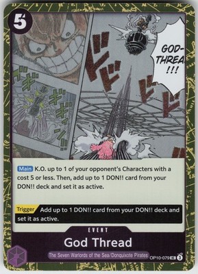 Foil God Thread (Pirate Foil) OP10-079 UC Premium Booster -The Best- Vol. 2