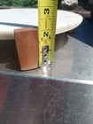 Gorgeous White Marble Cake/Cheese Board On Wood Stand - 11.5" — photo 6