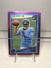 2025 Panini Donruss Optic Cam Ward #350 Rated Rookie Pink Prizm Titans
