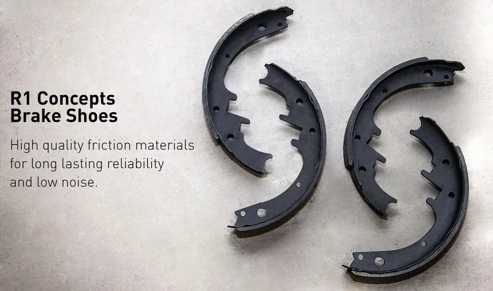 For Dodge W200 Pickup 57-74 R1 Concepts Premium Rear Drum Brake Shoes - Image 3 of 4