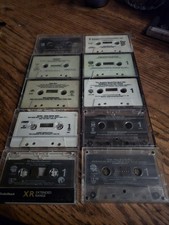Mixed Lot Of 10 Vintage Cassette Tapes: AC/DC, Def Leppard, Alice In Chains, Etc