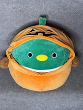 Squishmallows Avery Mallard Duck Pumpkin Costume Halloween Plush 16  