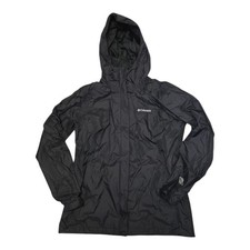 Columbia Omni-Tech Unisex Rain Jacket Black Size Medium Waterproof Breathable