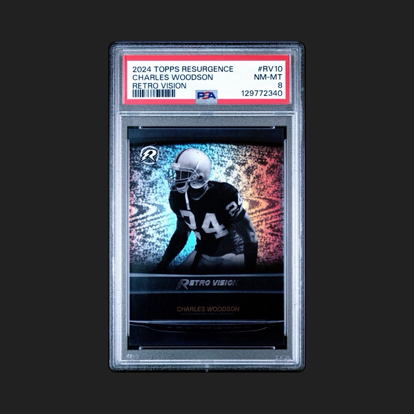 2024 Topps Resurgence Charles Woodson Retro Vision #RV-10 Raiders Case Hit SSP