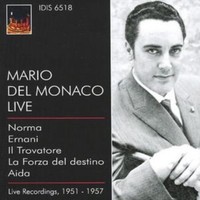 Del Monaco Mario - Live Recordings 1951 / 1957 - Cd - G3Z