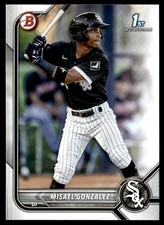 2022 Bowman Baseball #BP-4 Misael Gonzalez Chicago White Sox 1st Bowman Paper