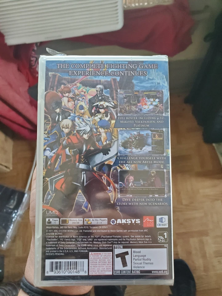 BlazBlue: Continuum Shift Extend - PSP Game by Aksys Games BRAND NEW - Image 2 of 2