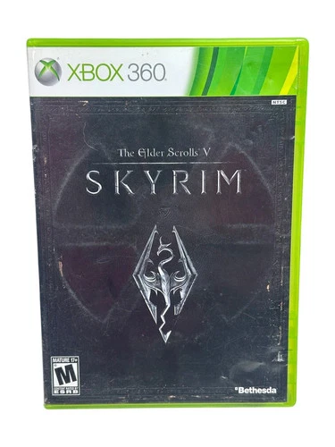 The Elder Scrolls V: Skyrim (Microsoft Xbox 360, 2011) CIB with Map - Tested
