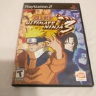 Naruto Ultimate Ninja 3 PlayStation 2 PS2 Game CIB w/ Manual