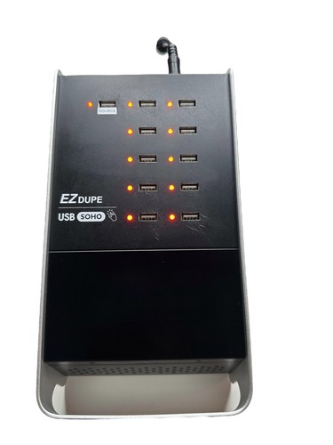 EZ DUPE 1 to 10 USB Duplicator - Multiple Flash Drive Mass Storage Memory Card C - Afbeelding 2 van 7