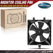 A/C Condenser Fan with Shroud Assembly for Honda Accord 2005 2006 2007 V6 3.0L