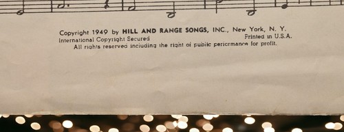 C-H-R-I-S-T-M-A-S Sheet Music Piano Voice Guitar 1949 Carson Arnold Perry Como - Picture 8 of 8